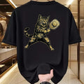 Funny Pickleball Shirt, Pickleball Lover Unisex T-Shirt/Hoodie/Sweatshirt HLT00 - Funny Cute Cat Playing Pickleball Vintage for Men Women Kids T-Shirt