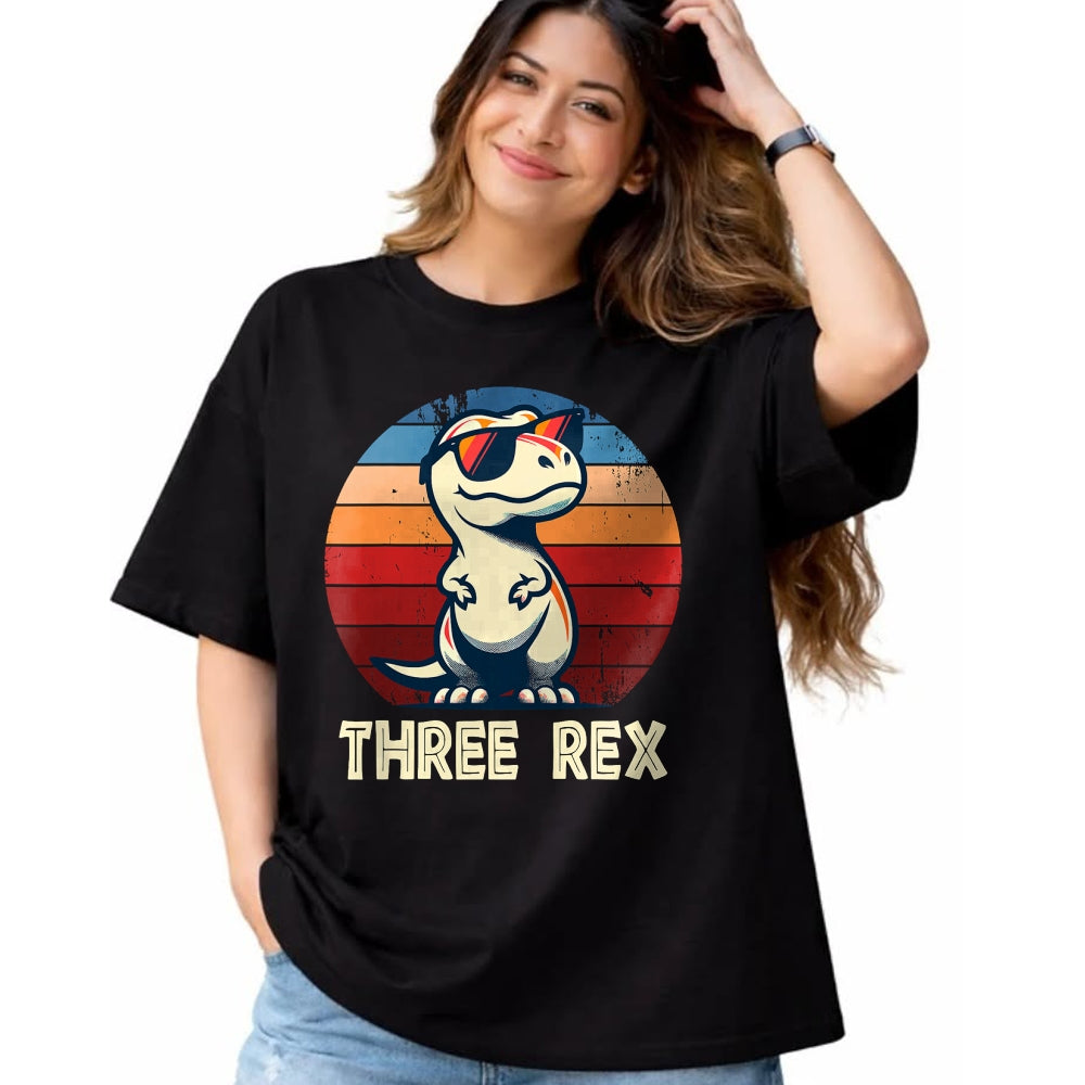 Best Dinosaur Lover Shirt, Funny Dinosaur UnisexT-Shirt/Hoodie/Sweatshirt HLT00 - 3 Rex Dinosaur 3rd Birthday Boy Girl Three Rex Birthday T-Shirt