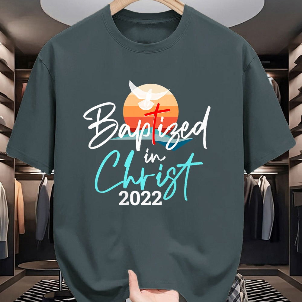 Christian Tee, Christian Faith Unisex T-Shirt/Hoodie/Sweatshirt HLT00 -  Baptized In Christ Baptism Catholic Christian Jesus T-Shirt
