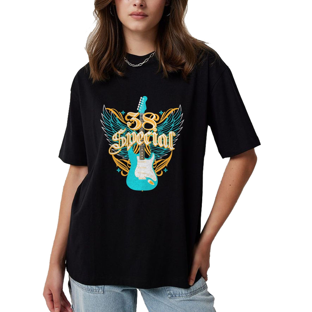 Guitar Lover Shirt, Funny Guitar UnisexT-Shirt/Hoodie/Sweatshirt HLT00 - 38 Special Guitar Wings T-Shirt