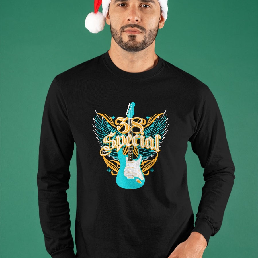 Guitar Lover Shirt, Funny Guitar UnisexT-Shirt/Hoodie/Sweatshirt HLT00 - 38 Special Guitar Wings T-Shirt