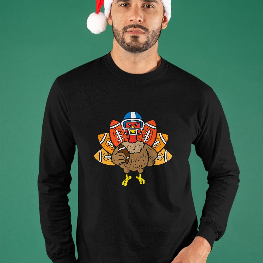 Best Thanksgiving Family Shirt , Funny Thanksgiving UnisexT-Shirt/Hoodie/Sweatshirt HLT00 - American Football Player Turkey Thanksgiving Day Sport Gift T-Shirt